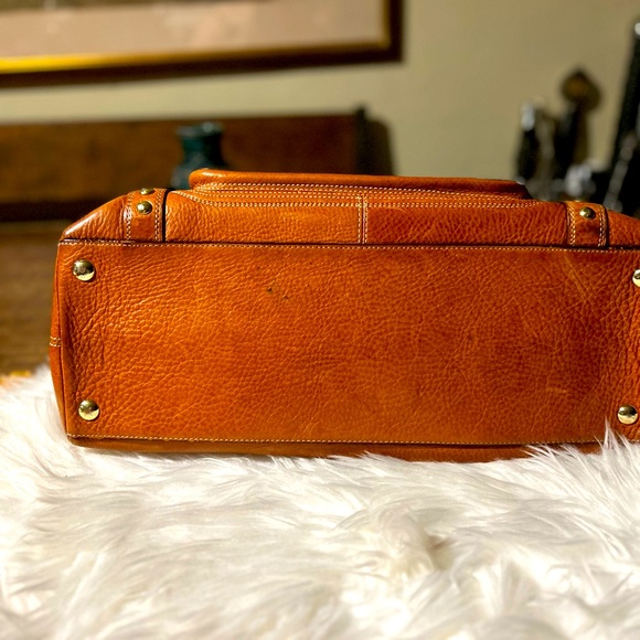 Coach Hamptons Miranda BrownRed Satchel Bag - Picture 4 of 5